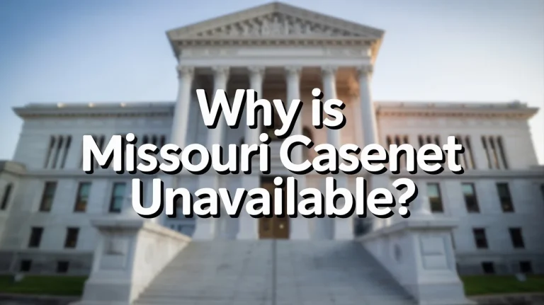 why is missouri casenet unavailable